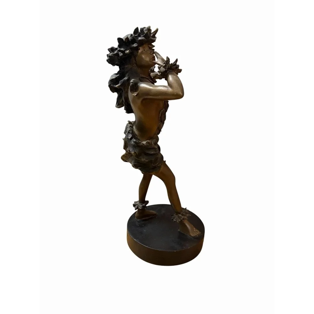 Kim Taylor Reece Pohakea Hula Girl Statue Figurine Vintage Hawaii